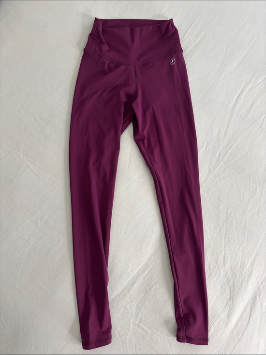 Abs2B Pants - ABS2B Fitness Apparel High-Rise Leggings - Plum
